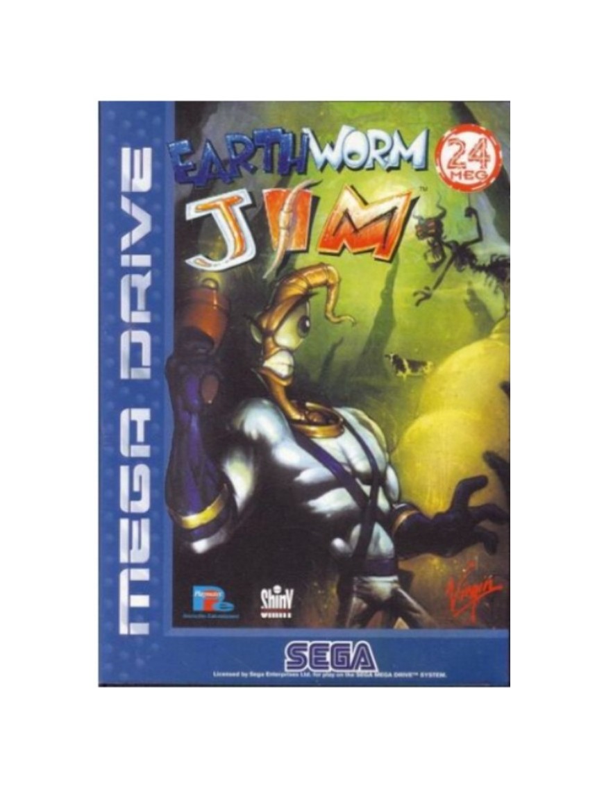 JEU MEGADRIVE EARTHWORM JIM MD