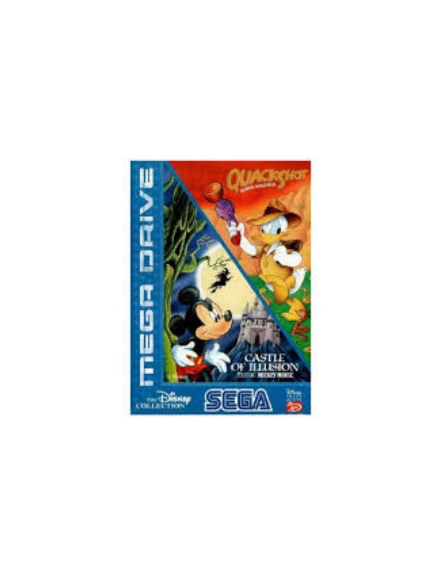 JEU MEGADRIVE QUACKSHOT + CASTLE OF ILLUSION