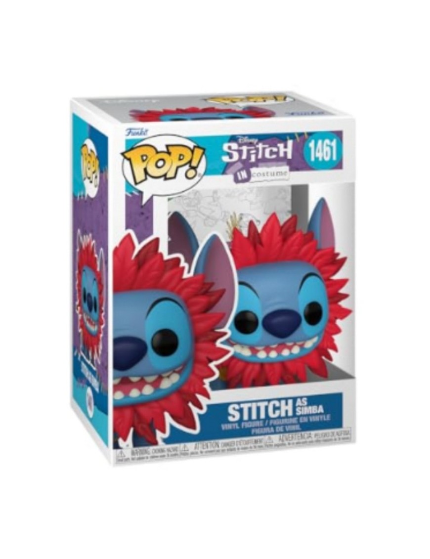 FIGURINE POP STITCH IN COSTUME 1461 - STITCH AS SIMBA 