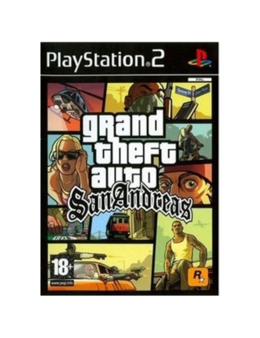 JEU PS2 GRAND THEFT AUTO SAN ANDREAS