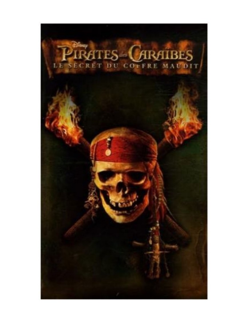 LIVRE PIRATES DES CARAIBES - LE SECRET DU COFFRE MAUDIT