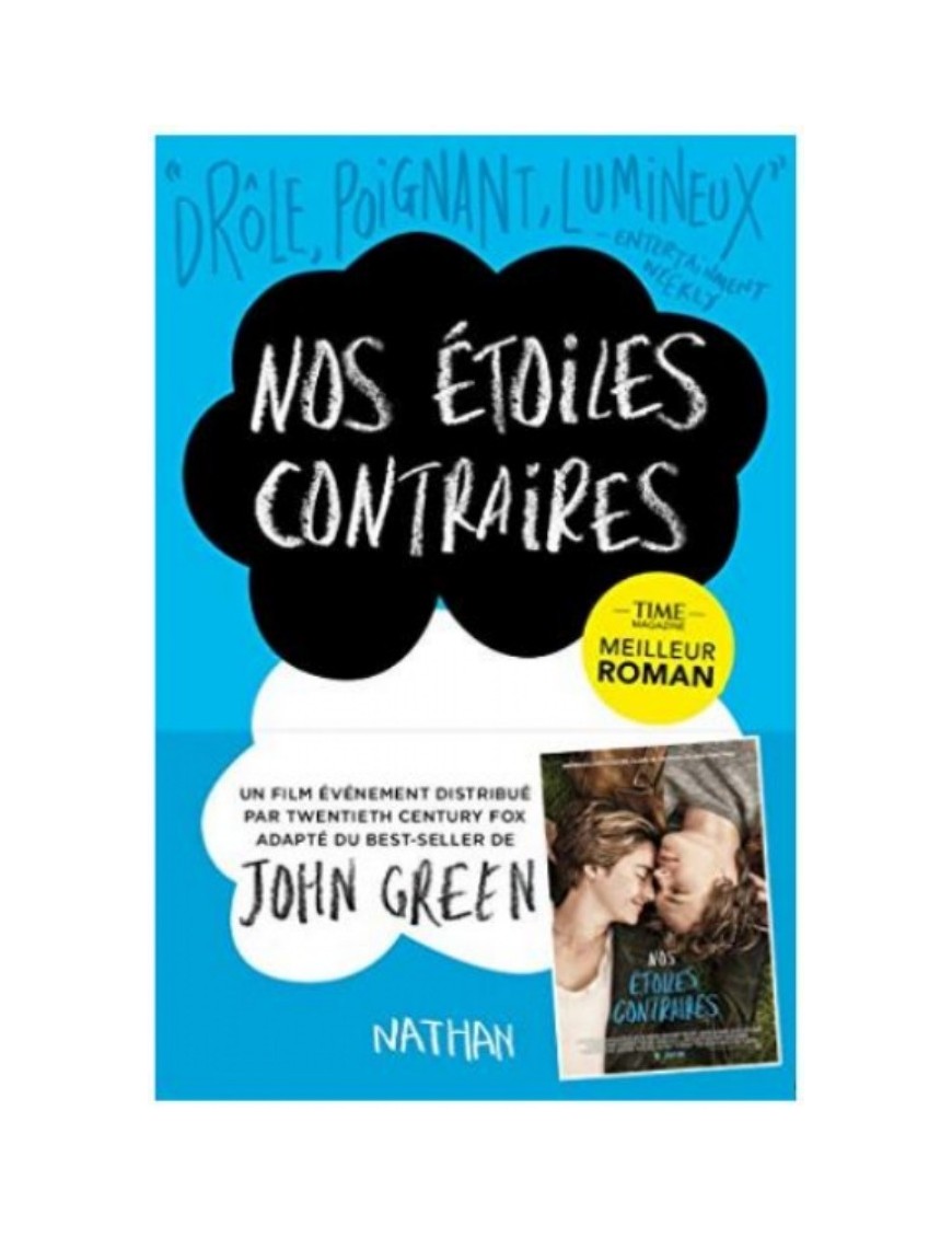 LIVRE NOS ETOILES CONTRAIRES - ROMAN ADOS