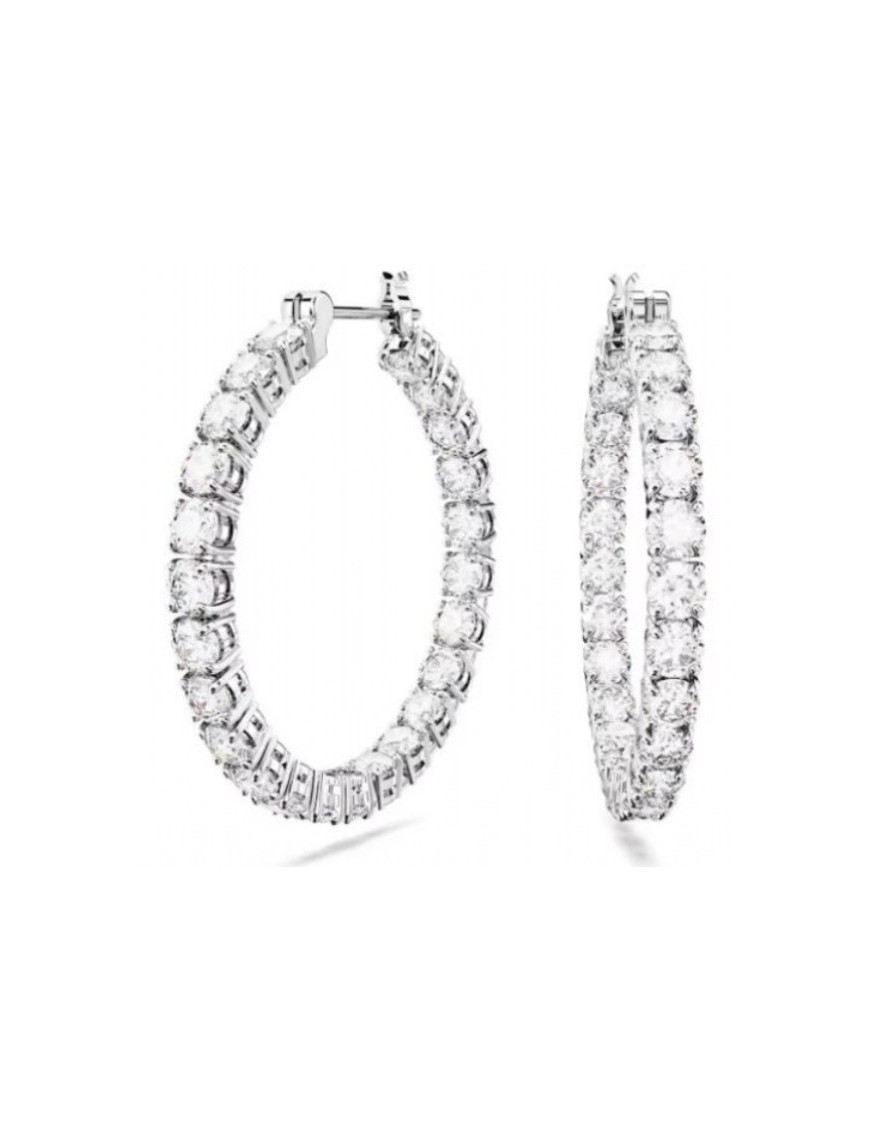 BOUCLE D'OREILLE SWAROVSKI MATRIX HOOP
