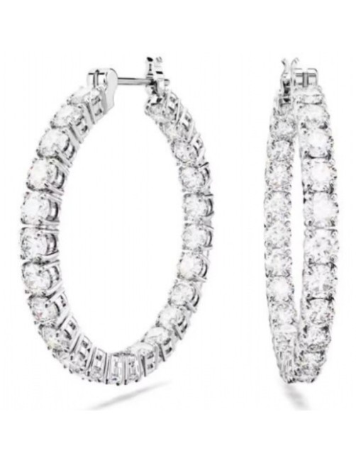 BOUCLE D'OREILLE SWAROVSKI MATRIX HOOP