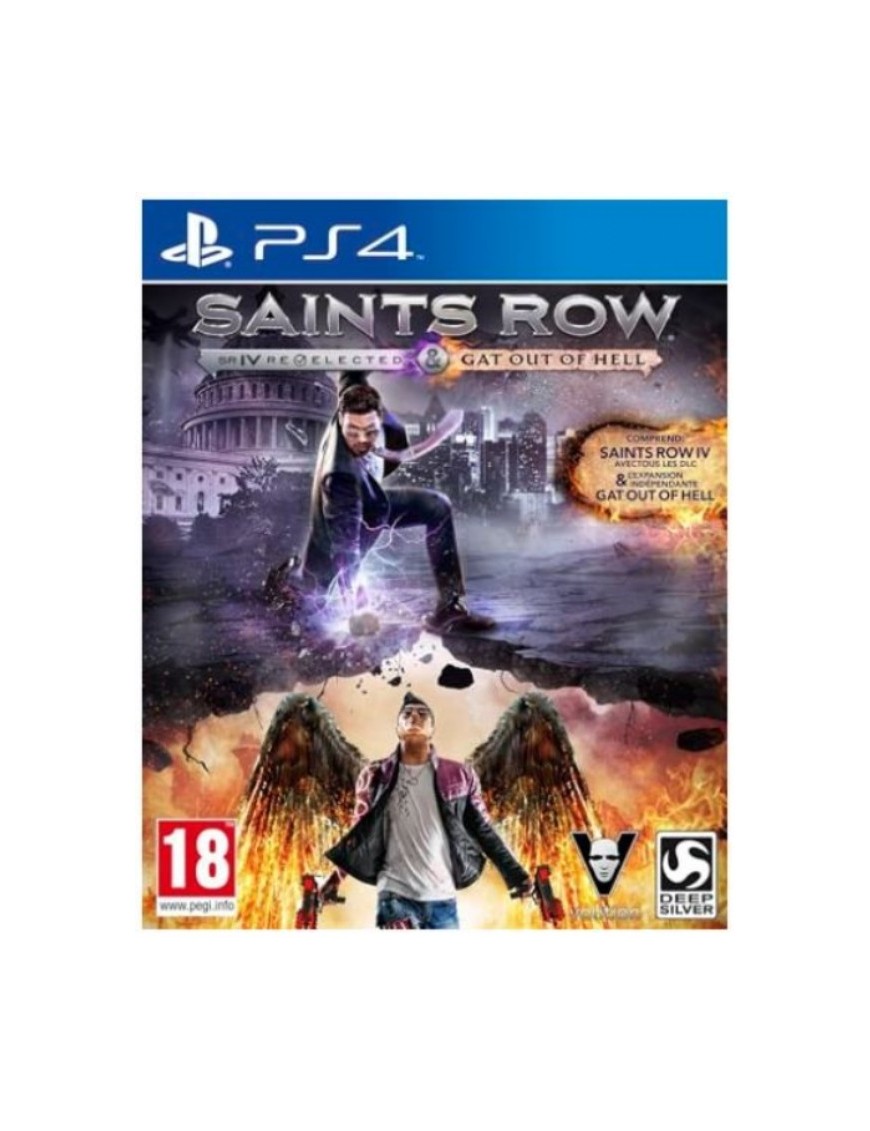 JEU PS4 SAINTS ROW IV - GAT OUT OF HELL - EDITION RE-ELECTED