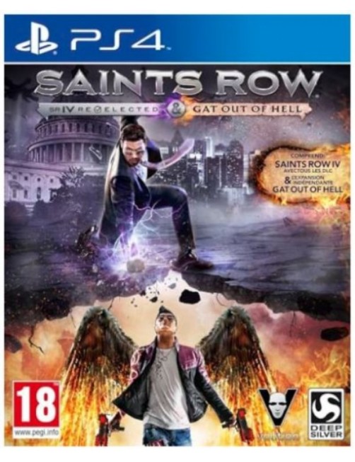 JEU PS4 SAINTS ROW IV - GAT OUT OF HELL - EDITION RE-ELECTED