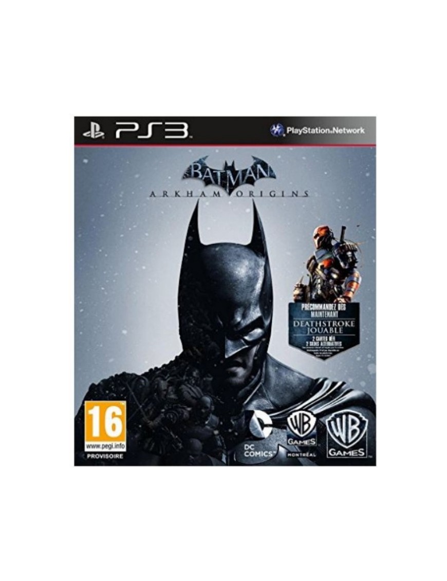 JEU PS3 BATMAN ARKHAM ORIGINS STEELBOOK 