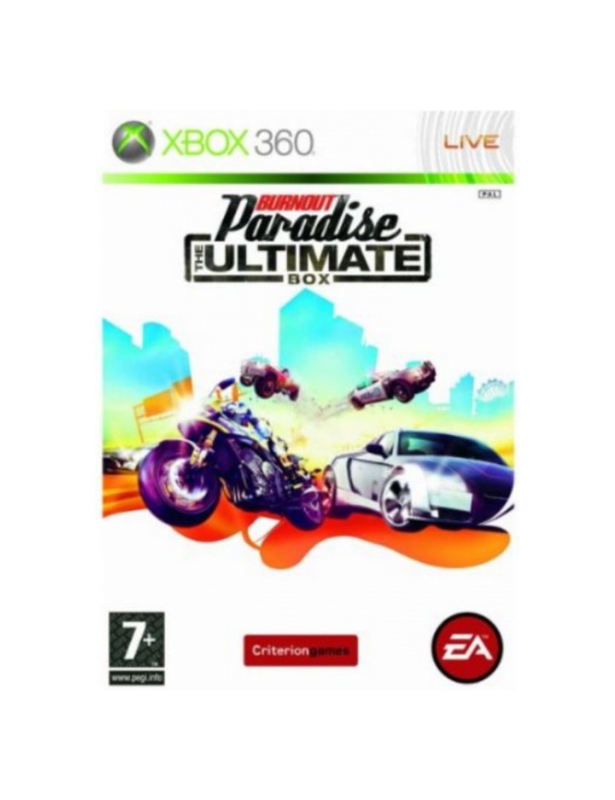JEU XBOX 360 BURNOUT PARADISE THE ULTIMATE BOX 