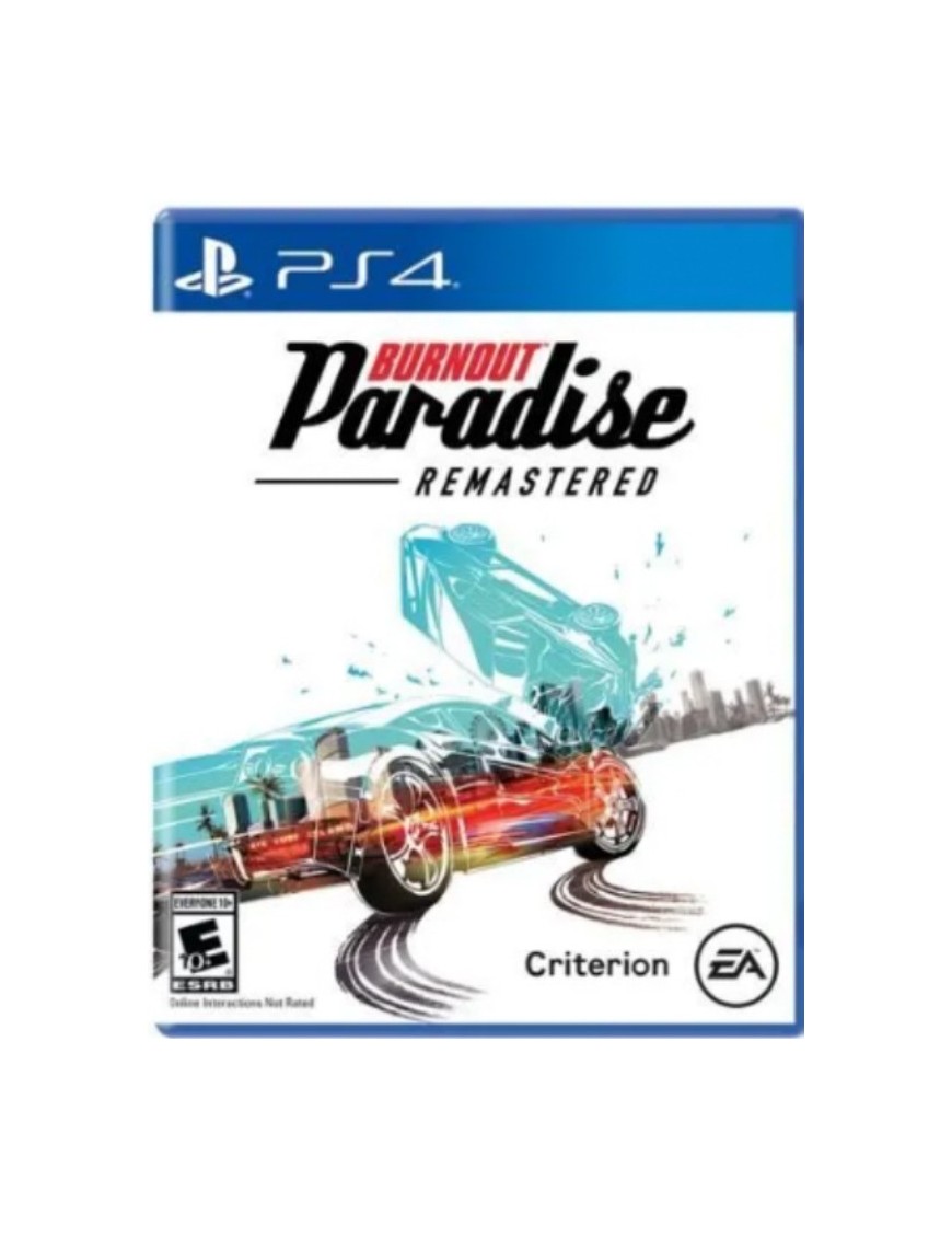JEU PS4 BURNOUT PARADISE REMASTERED 