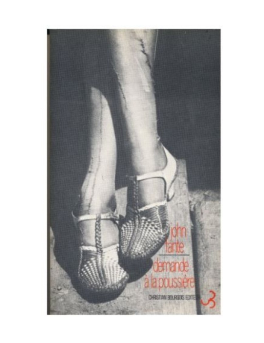 LIVRE DEMANDE A LA POUSSIERE