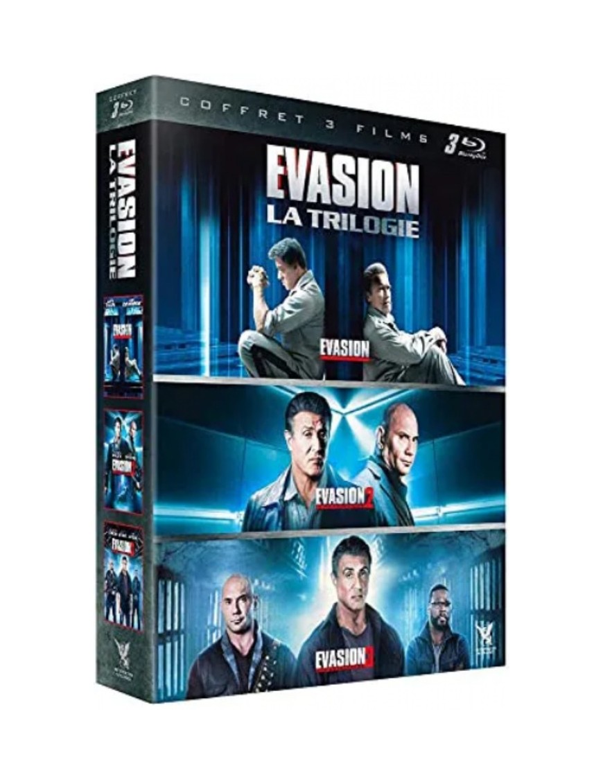 BLURAY COFFRET EVASION 1 A 3