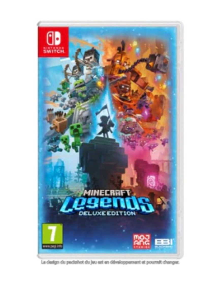 JEU SWITCH MINECRAFT LEGENDS DELUXE EDITION