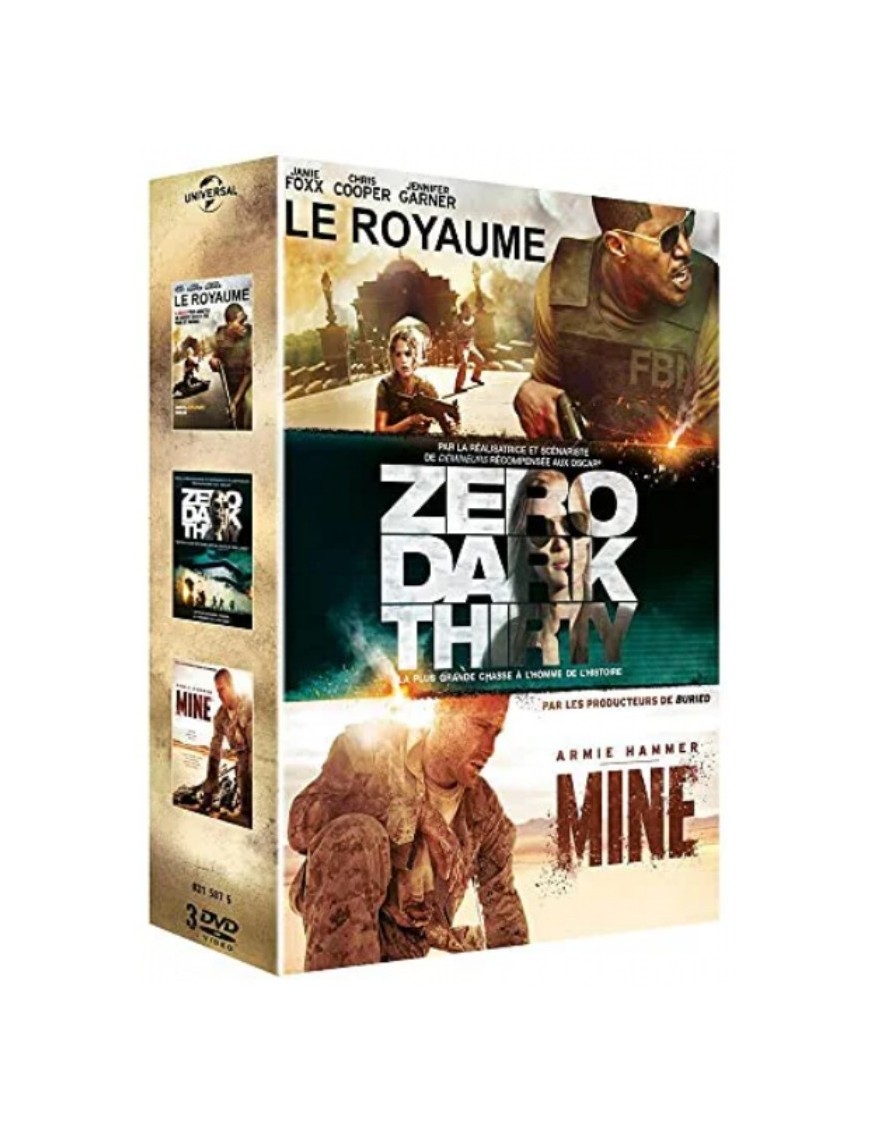 DVD LE ROYAUME + ZERO DARK THIRTY + MINE