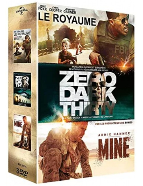 DVD LE ROYAUME + ZERO DARK THIRTY + MINE