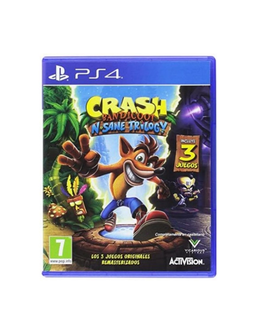 JEU PS4 CRASH BANDICOOT N SANE TRILOGY