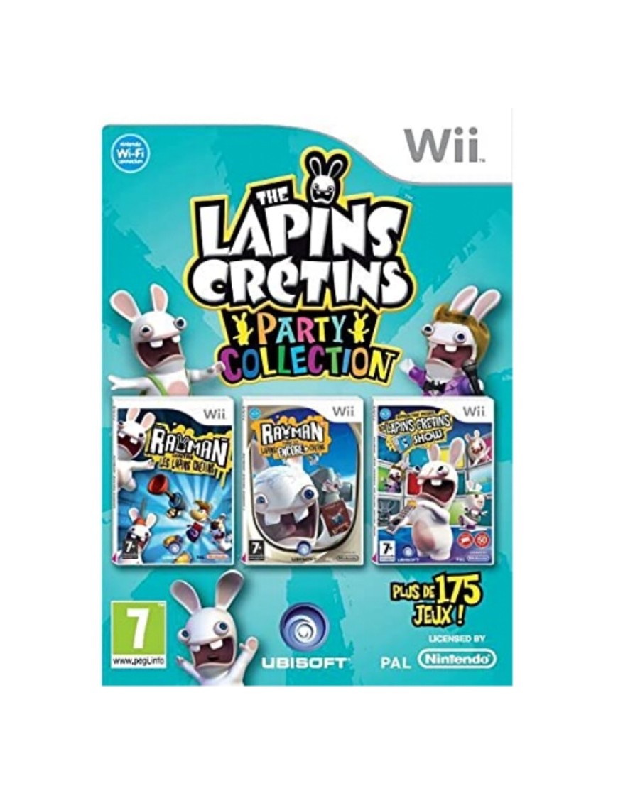 JEU WII THE LAPINS CRETINS PARTY COLLECTION