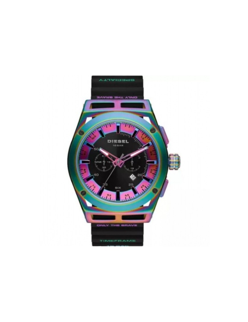 MONTRE DIESEL DZ4547 TIMEFRAME EN SILICONE NOIR