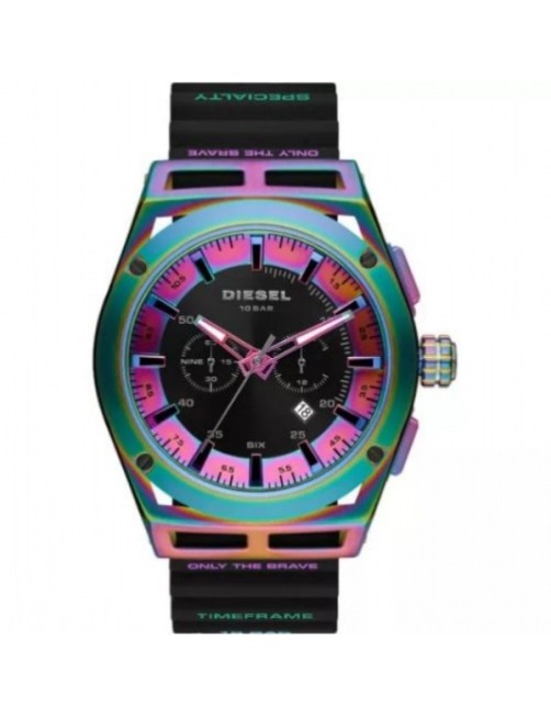 MONTRE DIESEL DZ4547 TIMEFRAME EN SILICONE NOIR