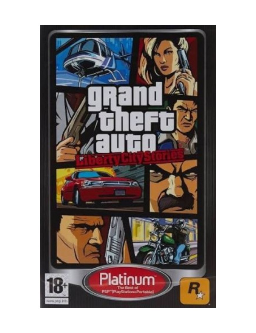 JEU PSP GRAND THEFT AUTO - LIBERTY CITY STORIES - PLATINUM