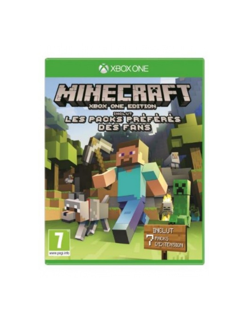 JEU XBOX ONE MINECRAFT : LES PACKS PREFERES DES FANS