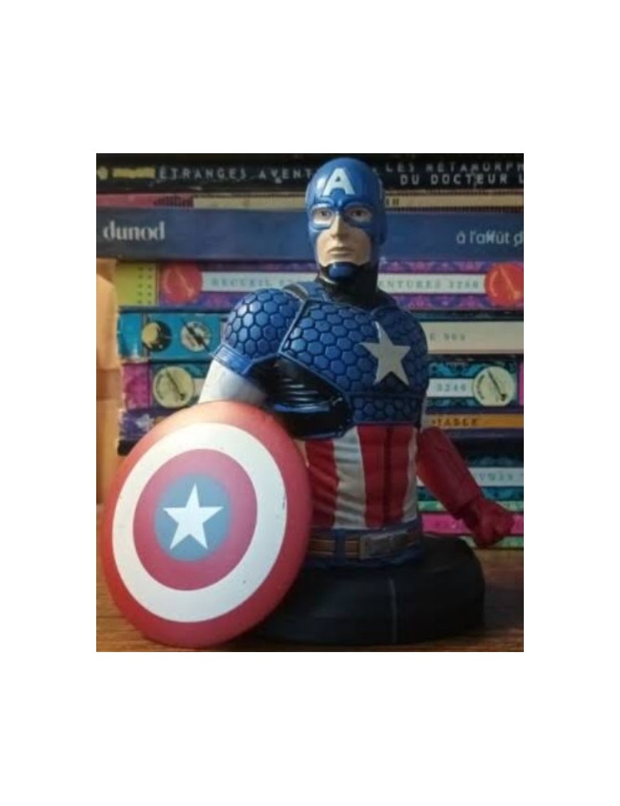 BUSTE FIGURINE CAPTAIN AMERICA NEW MARVEL COLLECTION