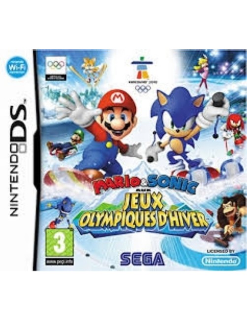 JEU DS MARIO & SONIC AUX JEUX OLYMPIQUES D'HIVER : VANCOUVER 2010