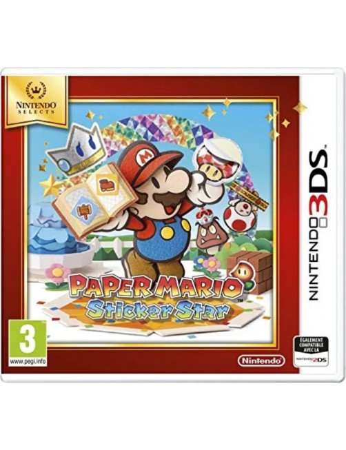 JEU 3DS PAPER MARIO - STICKER STAR - NINTENDO SELECTS