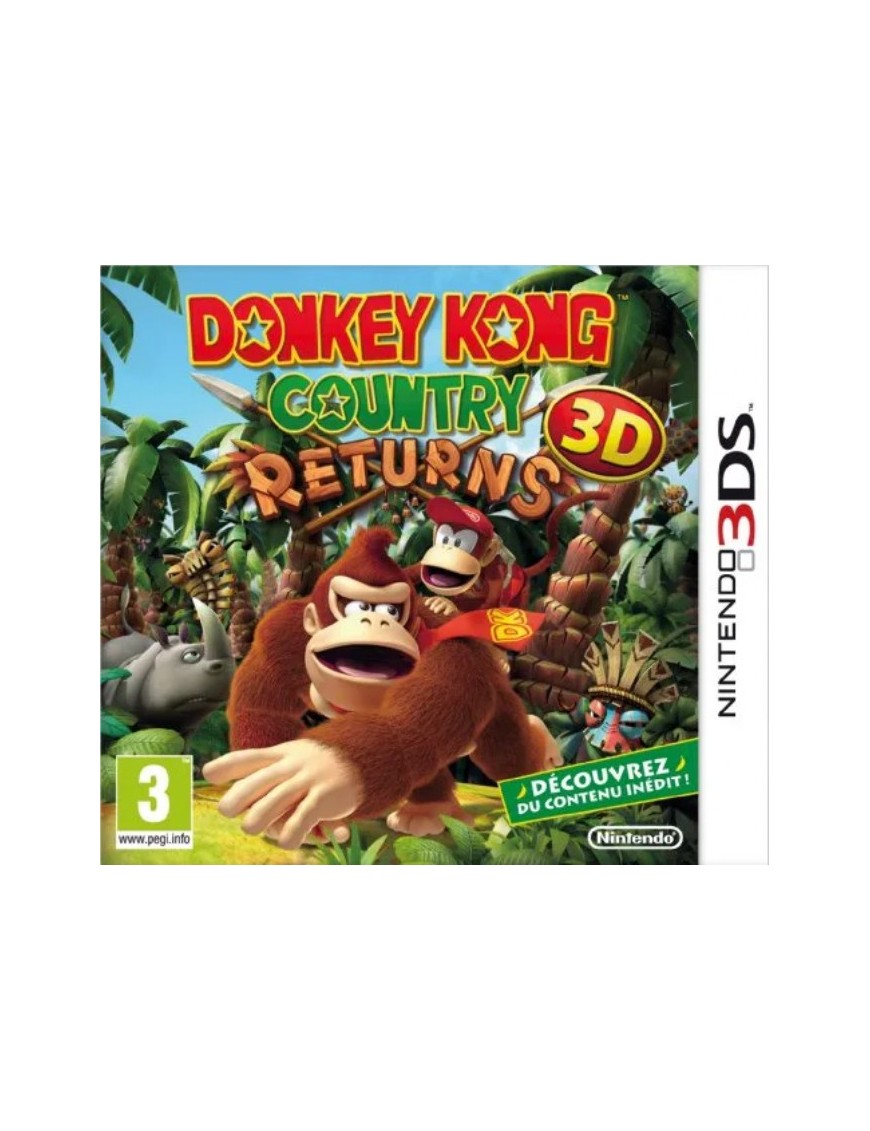 JEU 3DS DONKEY KONG COUNTRY RETURNS 3D