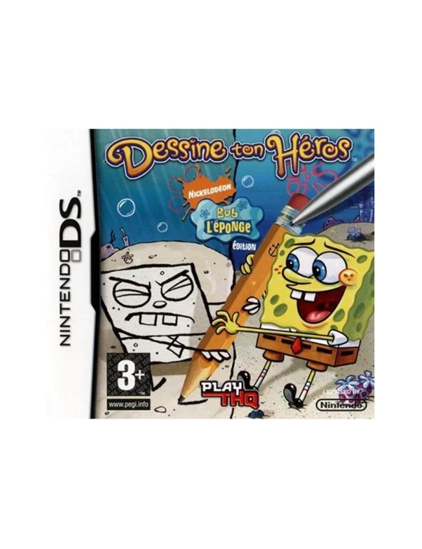 JEU DS BOB L'EPONGE DESSINE TON HEROS
