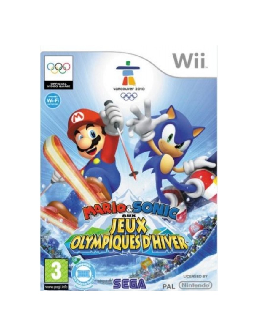 JEU WII MARIO & SONIC AUX JEUX OLYMPIQUE D'HIVER 