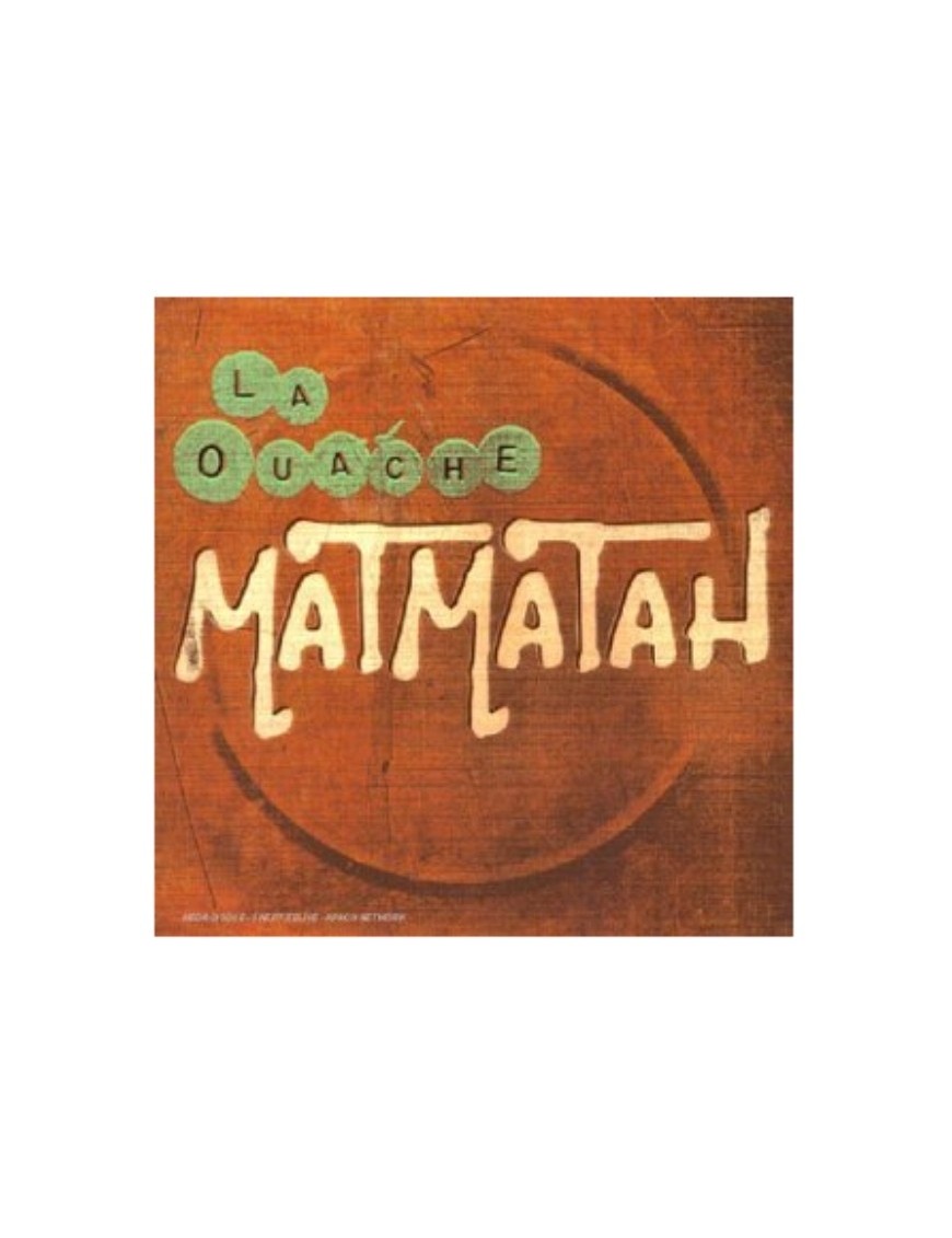 CD MATMATAH - LA OUACHE