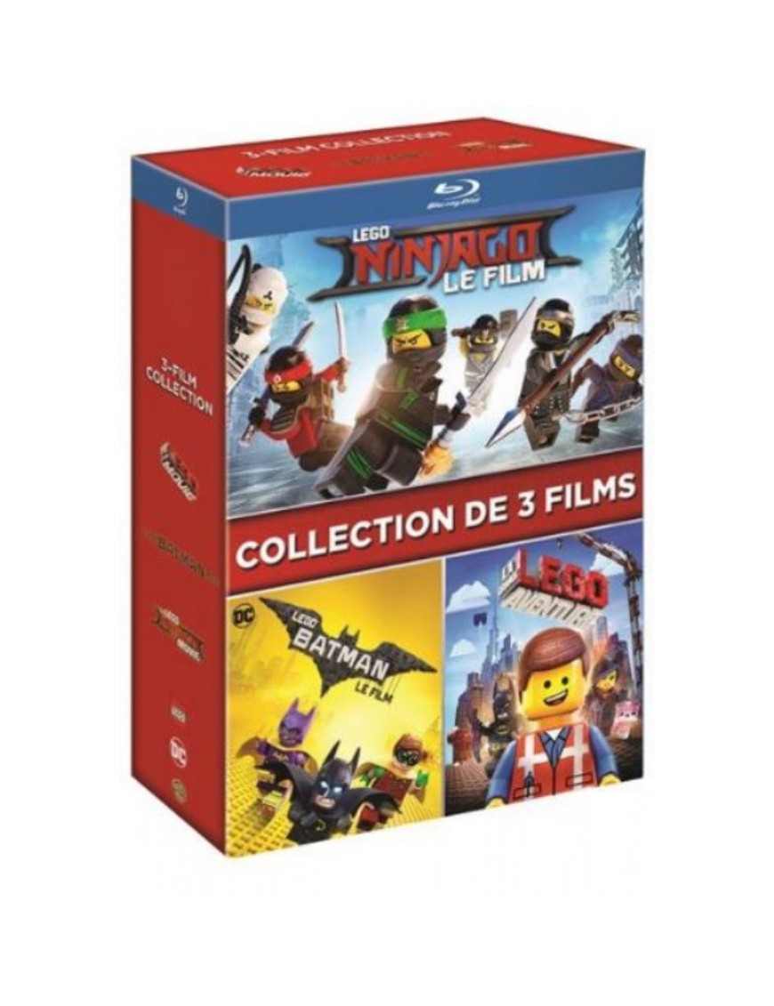 COFFRET BLURAY LES FILMS LEGO - L'INTEGRALE 3 FILMS