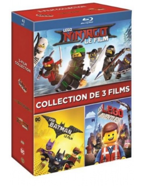 COFFRET BLURAY LES FILMS LEGO - L'INTEGRALE 3 FILMS