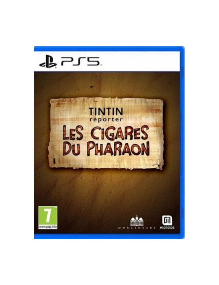 JEU PS5 STEELBOOK TINTIN REPORTER : LES CIGARES DU PHARAON
