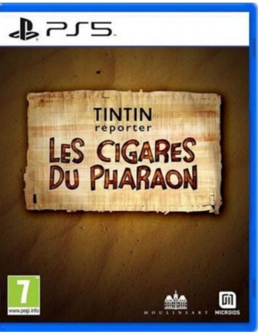 JEU PS5 STEELBOOK TINTIN REPORTER : LES CIGARES DU PHARAON