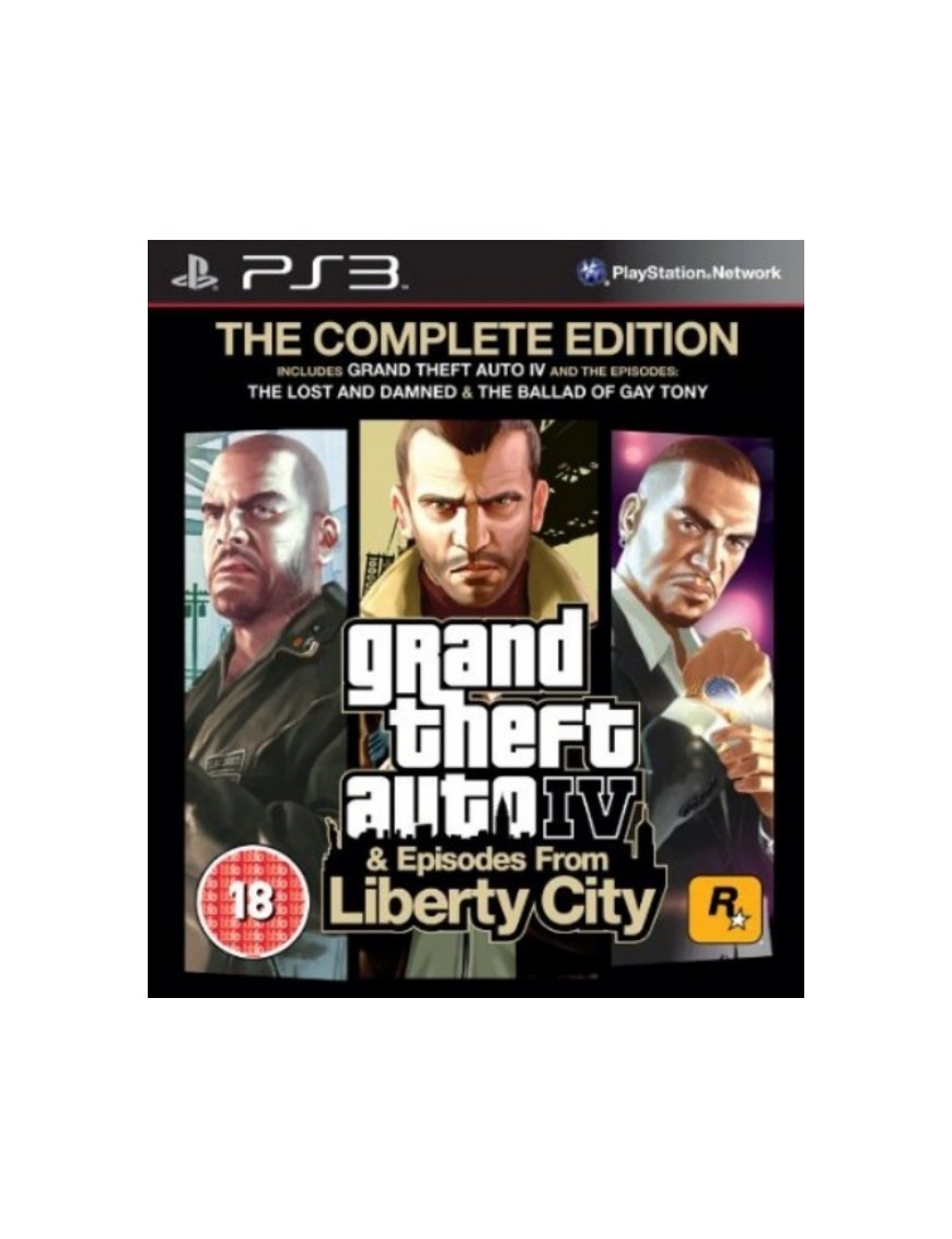 JEU PS3 GTA IV + EPISODE FROM LIBERTY CITY 