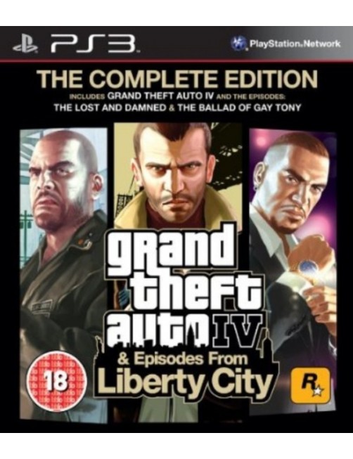 JEU PS3 GTA IV + EPISODE FROM LIBERTY CITY 
