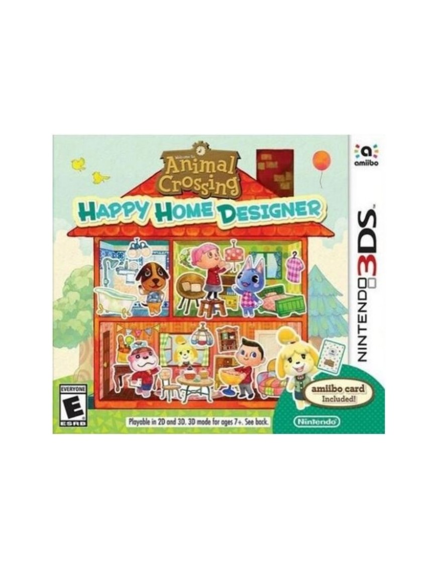 JEU 3DS ANIMAL CROSSING : HAPPY HOME DESIGNER 