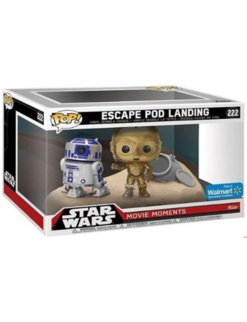 STAR WARS - PACK 2 FIGURINES POP! BOBBLE HEAD ESCAPE POD LANDING 9 CM