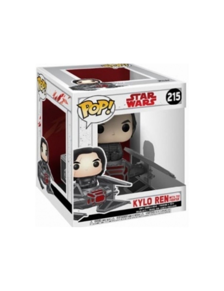 FIGURINE FUNKO POP! N°215 - STAR WARS - BOBBLE HEAD KYLO REN ON TIE FIGHTER