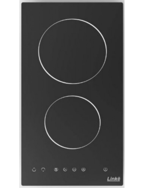 TABLE DE CUISSONV 2 FOYERS RADIANTS VITROCERAMIQUE LINKE LKDVSTCC 2700-3300W
