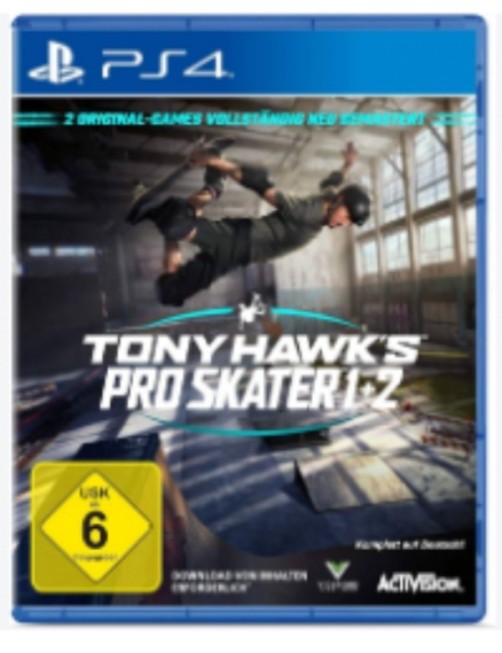 JEU PS4 TONY HAWK'S PRO SKATER 1+2 