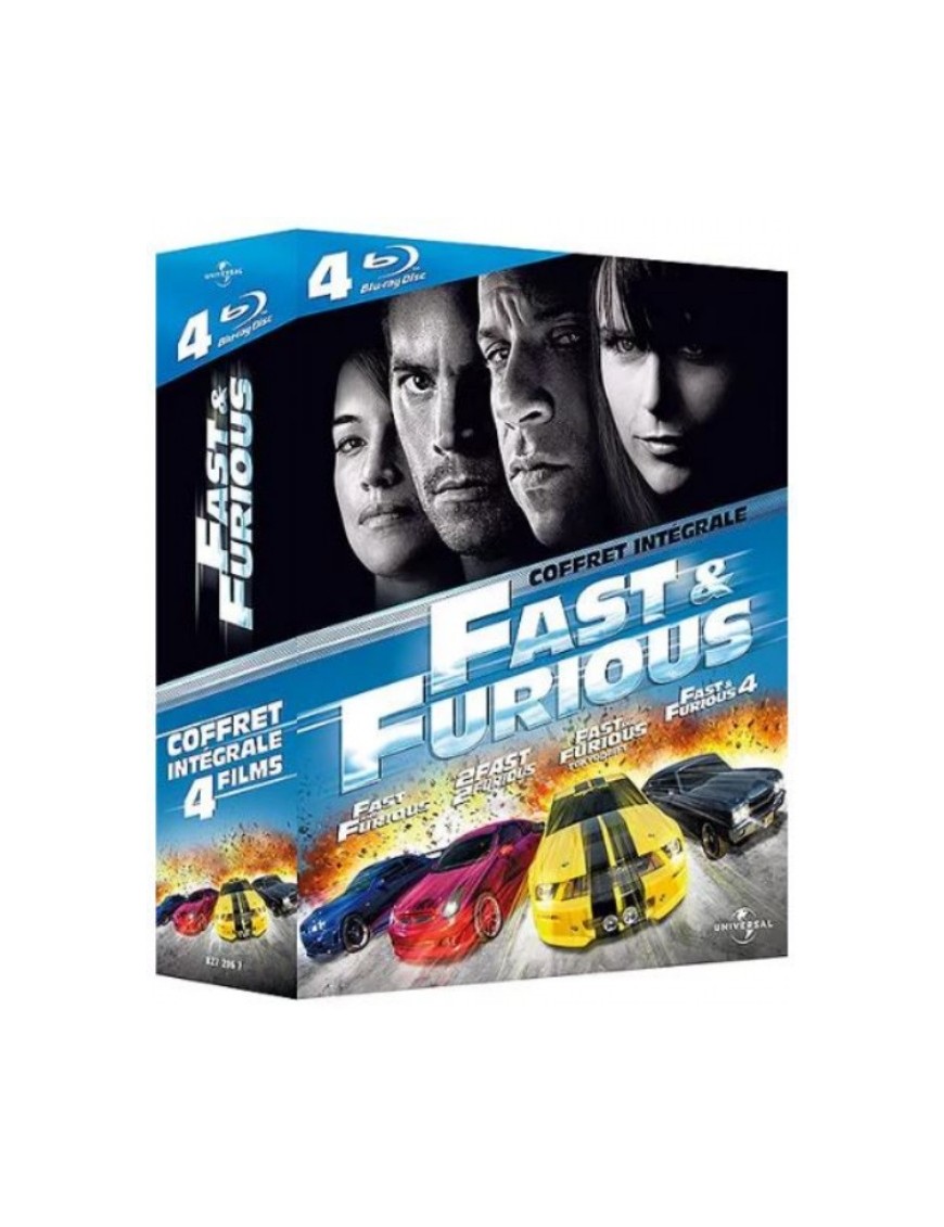 BLURAY COFFRET FAST AND FURIOUS - 1 A 4