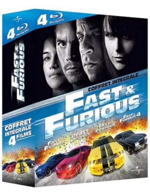 BLURAY COFFRET FAST AND FURIOUS - 1 A 4