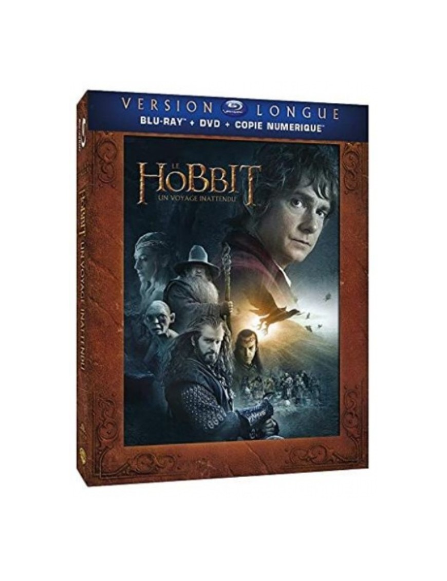 COFFRET BLURAY LE HOBBIT - UN VOYAGE INATTENDU [VERSION LONGUE - BLU-RAY + DVD + COPIE DIGITALE]