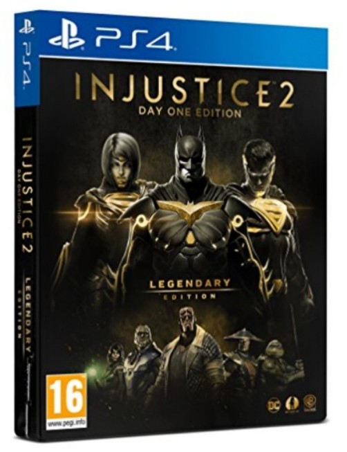 JEU PS4 INJUSTICE 2 LEGENDARY EDITION LIMITEE STEELBOOK