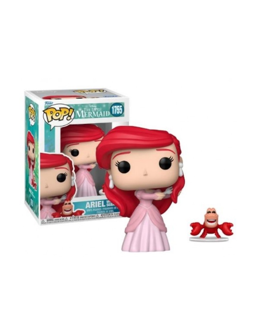 FIGURINE POP! - LA PETITE SIRENE - POP & BUDDY N° 1755 - ARIEL AVEC SEBASTIEN