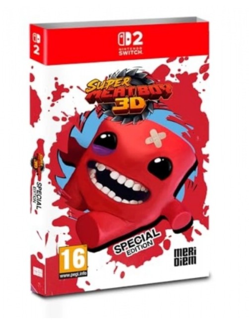 JEU SWITCH 2 SUPER MEAT BOY 3D - SPECIAL EDITION