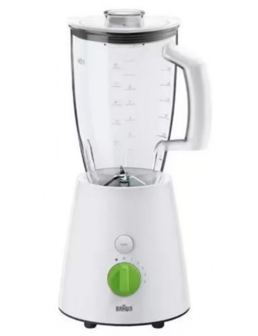 BOL MIXEUR BLENDER BRAUN TRIBUTE COLLECTION JB 3010 - 2 LITRES - 800 WATT - BLANC/VERT