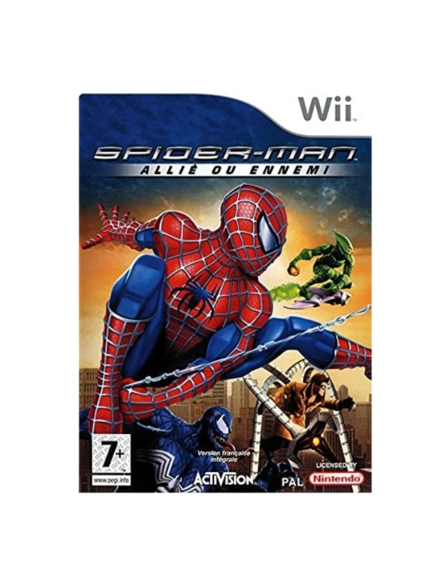 JEU WII SPIDER MAN - ALLIE OU ENNEMI